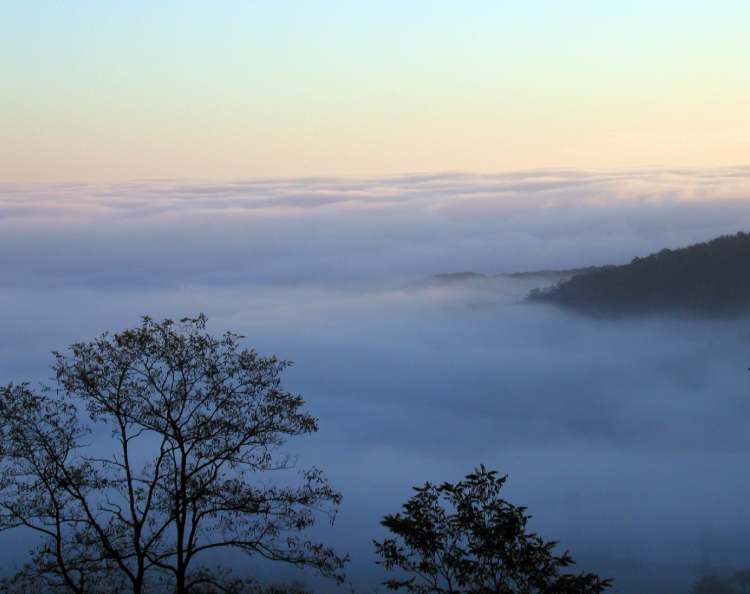 Nebel im Tal (Bitte hier klicken um dieses Bild in seiner vollen Größe zu betrachten)