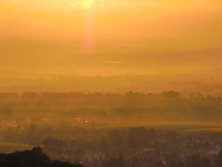 vom Sonnenuntergang bestrahlt (Bitte hier klicken um dieses Bild in seiner vollen Größe zu betrachten)