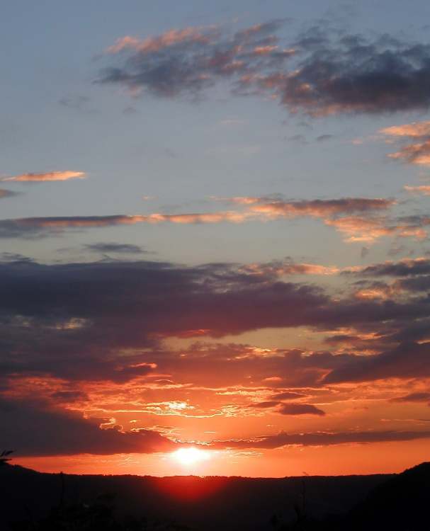 der abendliche Himmel (Bitte hier klicken um dieses Bild in seiner vollen Größe zu betrachten)