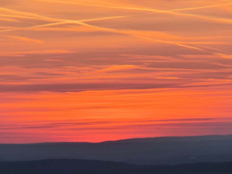 kurz nach Sonnenuntergang mit Abendhimmel (Bitte hier klicken um dieses Bild in seiner vollen Größe zu betrachten)