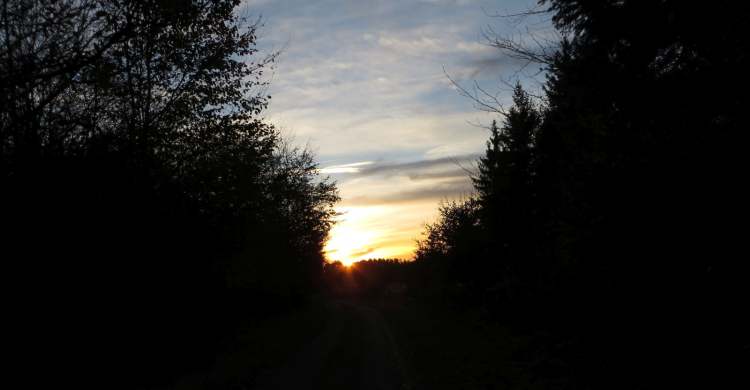 ein düsterer Sonnenuntergang (Bitte hier klicken um dieses Bild in seiner vollen Größe zu betrachten)
