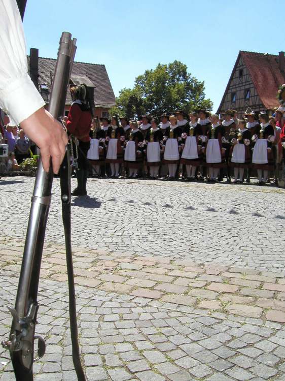 Der Grosse Siedershof Schwäbisch Hall (Bitte hier klicken um dieses Bild in seiner vollen Größe zu betrachten)