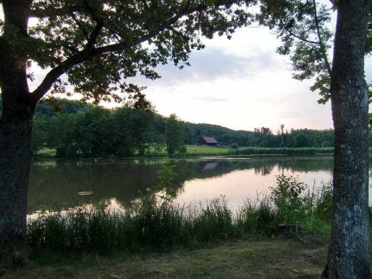 Neumühlsee abends (Bitte hier klicken um dieses Bild in seiner vollen Größe zu betrachten)