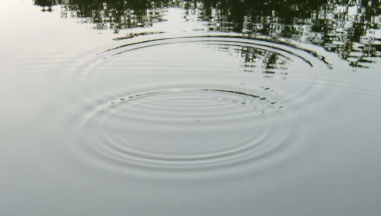 die Harmonie von zwei Wasserkreisen (Bitte hier klicken um dieses Bild in seiner vollen Größe zu betrachten)