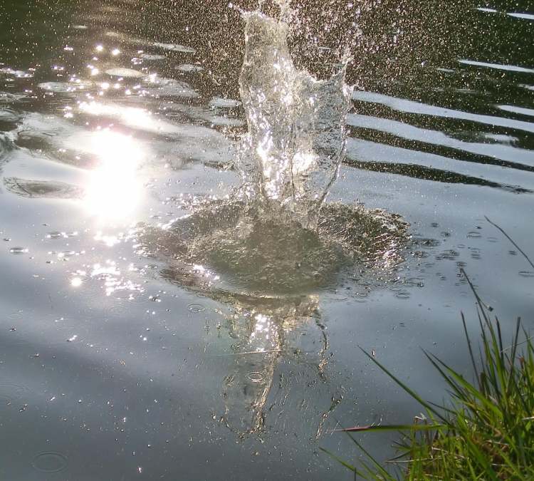 der See spuckt Wasser von sich (Bitte hier klicken um dieses Bild in seiner vollen Größe zu betrachten)