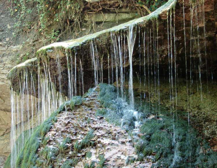 Dieser Wasserfall ist in der Nähe von Murrhard (Bitte hier klicken um dieses Bild in seiner vollen Größe zu betrachten)