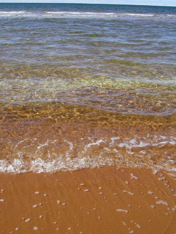 Schweden Meer, Wasser und Strand (Bitte hier klicken um dieses Bild in seiner vollen Größe zu betrachten)